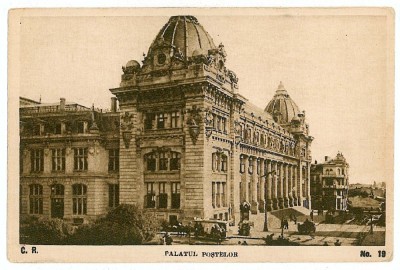 2964 - BUCURESTI, Post Palace - old postcard - unused foto
