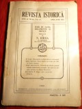 Revista Istorica - apr.-iunie 1922 -articole..,124 pag.netaiate publ. de N.Iorga