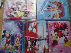 Husa Samsung Tab3 7 inch LITE T110 T111 T113 Disney Mickey, Donald + stylus foto