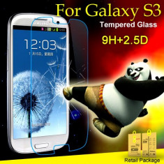 Folie protectie din sticla securizata pt Samsung Galaxy S3 9H 0.3mm 2.5D glass foto