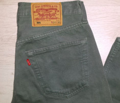 Blugi / jeans Levi`s 501 gri - W31 / L30 - mai multe perechi disponibile! foto
