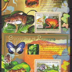 Guineea 2007 fauna MI 4677-4679 kleib + 3 bloc 1191-1193 MNH w15