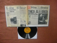 JETHRO TULL : Thick As A Brick (1973)(vinil)Cel mai bun Tull; cititi descrierea! foto