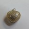 Finut si Delicat Medalion Pandativ Argint Inimioara Vintage lucrat manual Superb