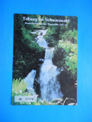 HOPCT 19887 GERMANIA CASCADA TRIBERG /MUNTII PADUREA NEAGRA /162M [NECIRCULATA] foto