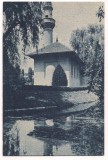 % carte postala-LUNA BUCURESTILOR 9 mai-9 iunie 1935-Moscheia din Parcul Carol