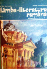Limba si literatura romana - Manual pentru clasa a XI-a (1979) foto