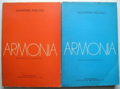 Al. Pascanu - Armonia ( 2 carti, manuale pt. anii I-II si III-IV, licee muzica) foto