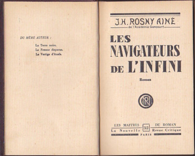 J. H. ROSNY AINE - LES NAVIGATEURS DE L&amp;#039;INFINI ( FR ) ( RELEGATA ) foto