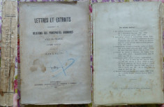 Filitti , Scrisori ; Relatiile Principatelor Romane cu Franta , 1728-1810 , 1915 foto