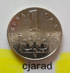 Moneda 1 Coroana - Cehia 2006 *cod 1619 a.UNC+ foto