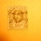 Timbru 50C gri-rosu Ceylon 1911 R.Eduard VII ,stamp.de mana Filigran CA multiplu