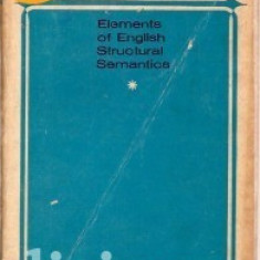 Dumitru Chitoran - Elements of English Structural Semantics