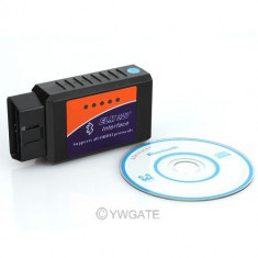Interfata diagnoza Bluetooth V2.1 OBD2 CAN-BUS Scaner compatibil Smartphone PC foto