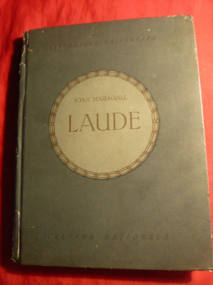 Joan Maragall - LAUDE - Ed. 1922 ,traducere Al.Popescu-Telega -Ed.Cultura Nat foto