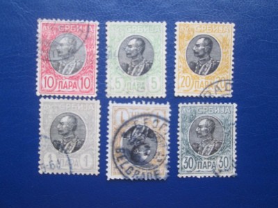 TIMBRE SARBIA LOT foto
