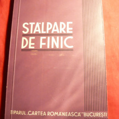 V.Romanescu - Stalpare de Finic - Prima Ed. 1938 Cartea Romaneasca