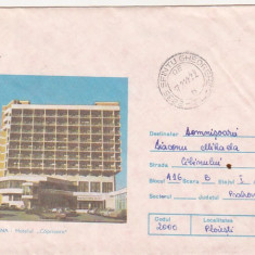 BNK fil Intreg postal 1987 - Covasna - Hotelul Caprioara - circulat