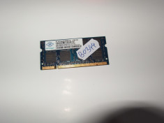 Memorie RAM laptop SODIMM DDR2 1GB Nanya ( DDR 2 1 GB notebook ) (BO344) foto