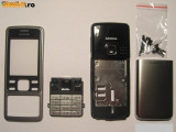 Carcasa Nokia 6300 cu tastatura / argintii / negre / maro