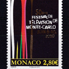 Monaco 2010 festival televiziune MI 2999 MNH w15