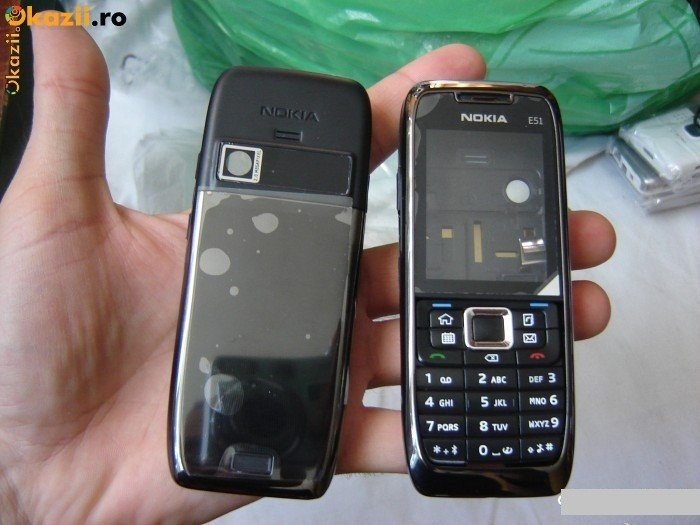 Carcasa Nokia E51 cu taste / folosite / calitate impecabila | Okazii.ro