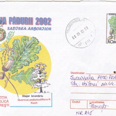 BNK fil Intreg postal 2002 - Expofil Bucuresti Luna Padurii 2002 - circulat