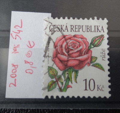 Timbru - Serie completa - Ceska Republika - Ceohoslovacia - 2008 trandafir foto