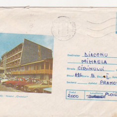 BNK fil Intreg postal 1985 - Paltinis - Hotelul Cindrelul - circulat