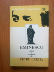 t Eminescu editat si comentat de Petru Cretia-Constelatia Luceaf.Sonet.Scris. foto