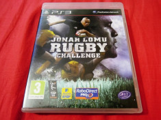 Joc Jonah Lomu Rugby Challenge, PS3, original, alte sute de jocuri! foto