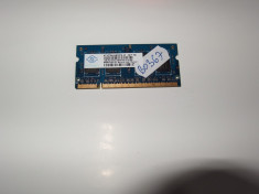 Memorie RAM laptop SODIMM DDR2 1GB Nanya ( DDR 2 1 GB notebook ) (BO367) foto