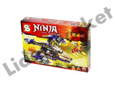 Set de constructie Ninja Thunder Swordsman cu 342 piese foto