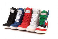 Sneakers dama cu platforma MARC by MARC JACOBS - PIELE NATURALA foto