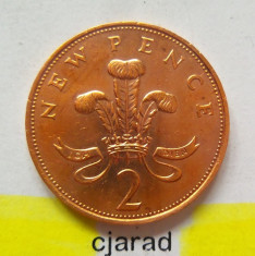 Moneda 2 Pence - Anglia 1971 *cod 1685 foto