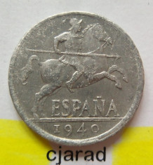 Moneda 10 Cents - Spania 1940 *cod 1641 Allu foto