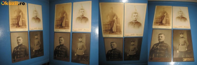 FOTO MILITARE VECHI2. CDV Foto vechi Militar Budapest cu loc de personalizare foto