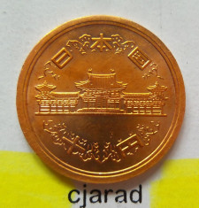 Moneda exotica 10 YENI - JAPONIA, anul 1977 *cod 1667 - UNC foto