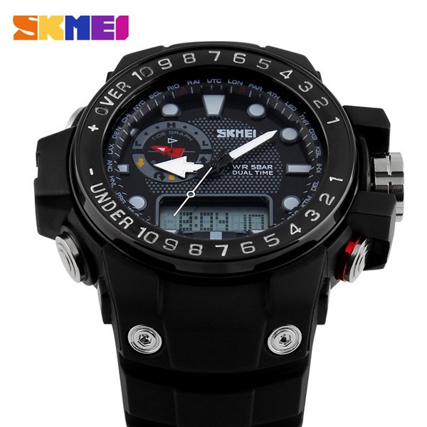 Ceas Casual Sport Subacvatic SKMEI S-Shock Round Dual Time Japan MVT ALARMA etc Ceas Casual Sport Subacvatic SKMEI S-Shock Round Dual Time Japan MVT ALARMA etc