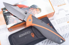 BRICEAG / CUTIT GERBER Bear Grylls. Husa inclusa. Folding Sheath Knife. foto