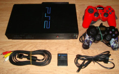 PlayStation 2 Modat+Network Adapter si HDD 80GB Plin cu Jocuri foto