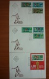 BULGARIA 1974 &ndash; C.M. FOTBAL MUNCHEN, FDC serie si colita (32), Sport