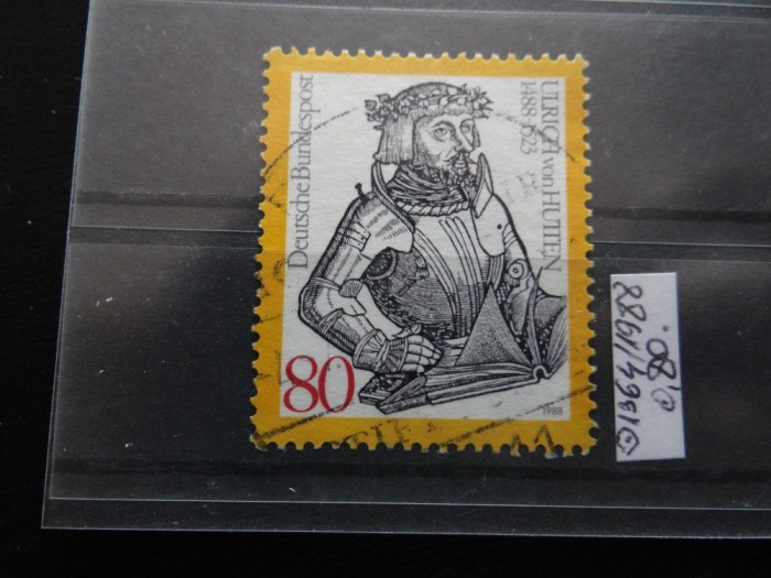 Timbru Germania stampilat-Deutche Bundespost -1988-MC1364