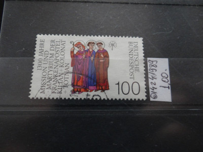 Timbru Germania stampilat-Deutsche Bundespost-1989-MC1424 foto