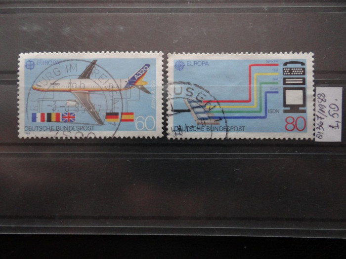 Serie completa timbre Germania stampilate-Deutche Bundespost -1988-MC1367