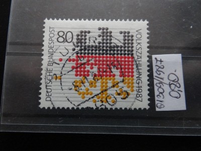 Timbru Germania stampilat-Deutche Bundespost -1987-MC1309 foto