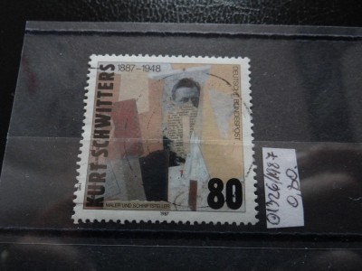Timbru Germania stampilat-Deutche Bundespost -1987-MC1326 foto
