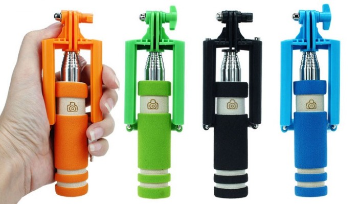Selfie stick cu fir - model nou -- CEL MAI BUN PRET !!! foto mare Selfie stick cu fir - model nou -- CEL MAI BUN PRET !!! foto mare