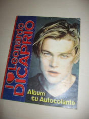 LEONARDO DI CAPRIO,Album cu autocolante, cca 1998 foto