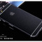 iPhone 6/6S - Folie Stiker Full Body Aspect Metalic Fata/Spate/Lateral Negru
